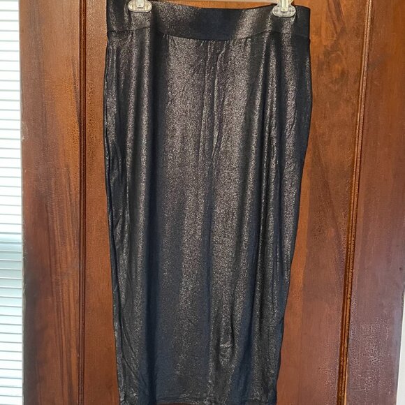 Bar III Metalic Midi Skirt - Picture 2 of 4